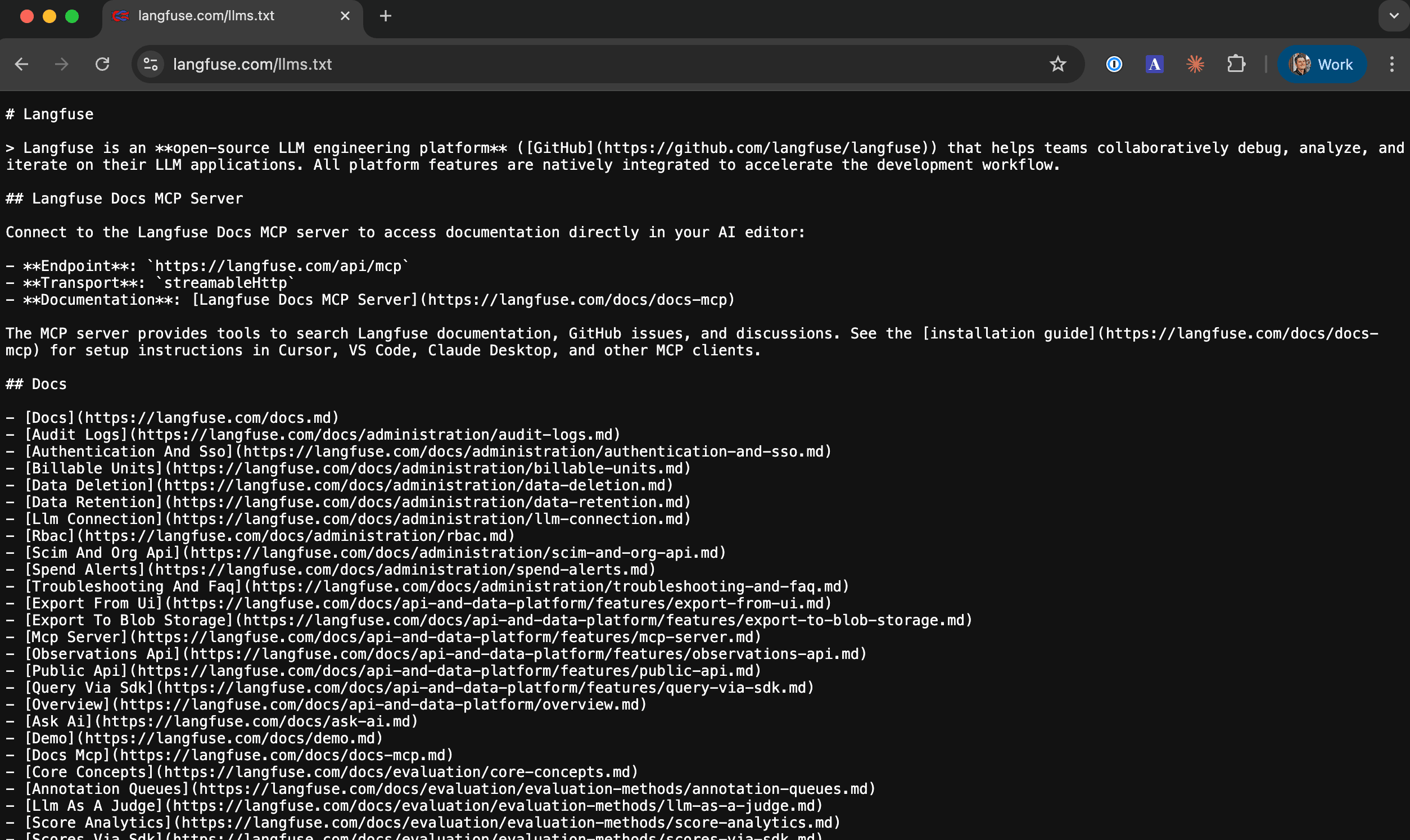 llms.txt overview